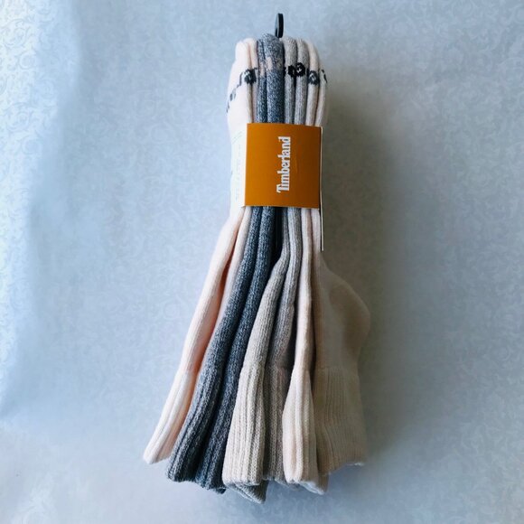 Timberland Women's Cushioned Shortie Boot Socks 4 Pairs Size: 6.5-9.5 - Picture 2 of 6